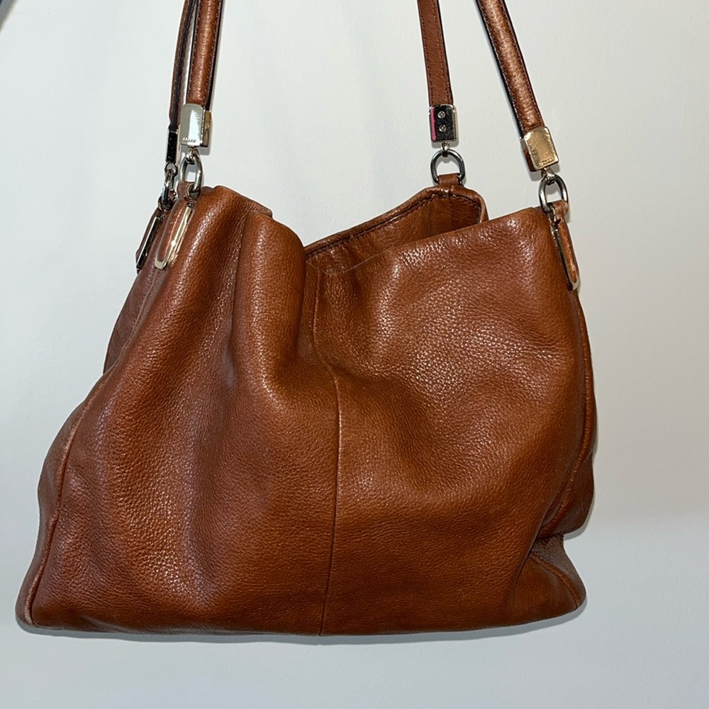 Coach Hallie Pebbled Leather Bag